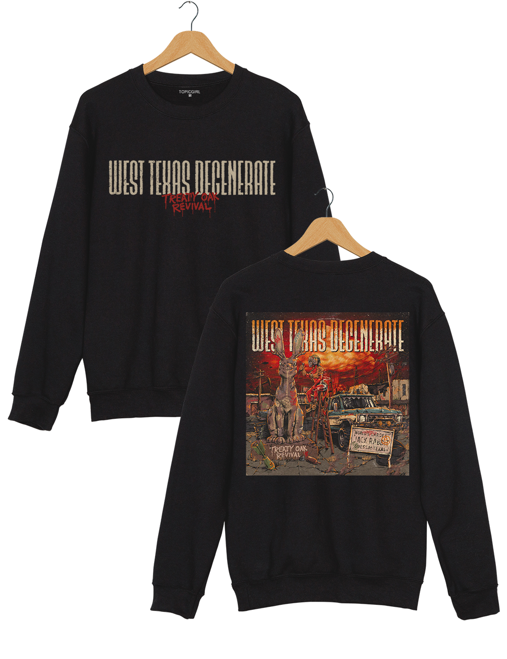 Treaty Oak Revival West Texas Degenerate Graphic Sweatshirt