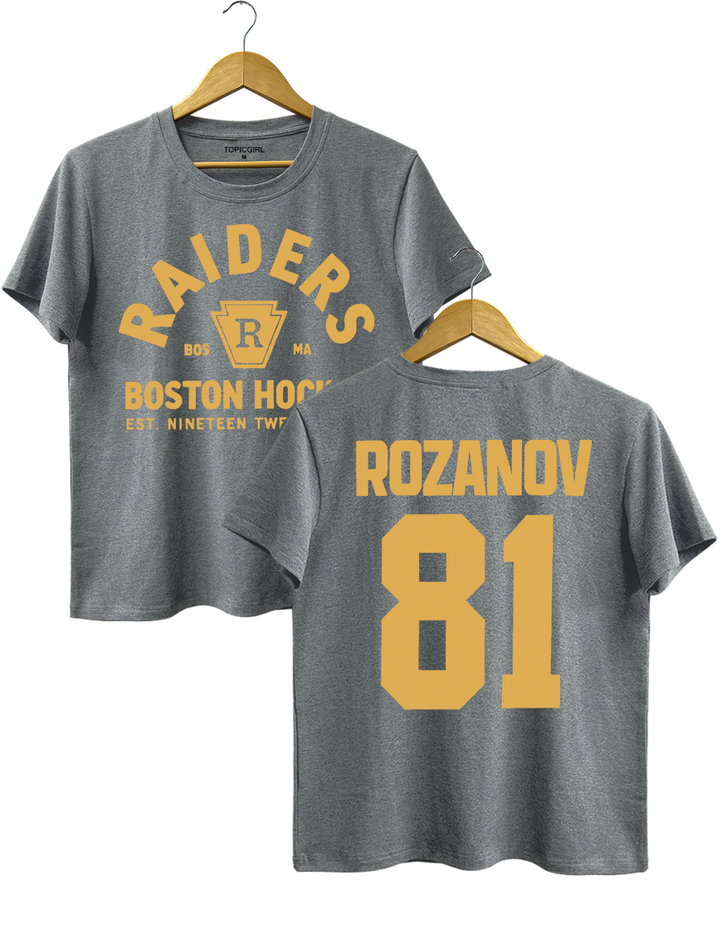 Ilya Rozanov 81 - Boston Hudson Willians Connor Storrie Tee