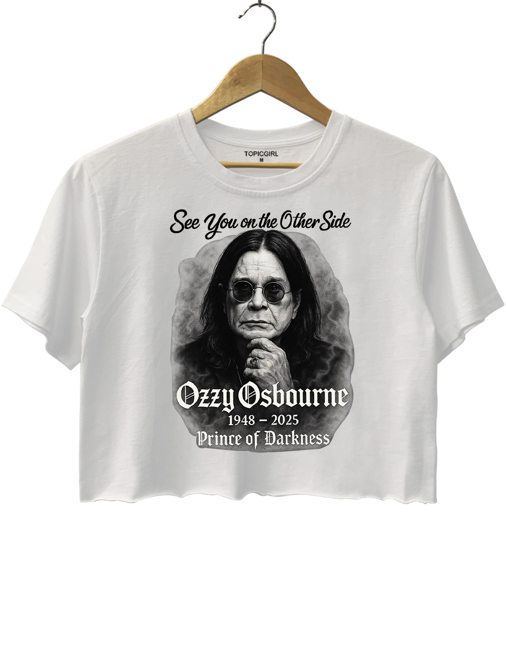 See You On The Other Side RlP Ozzy Crop Top