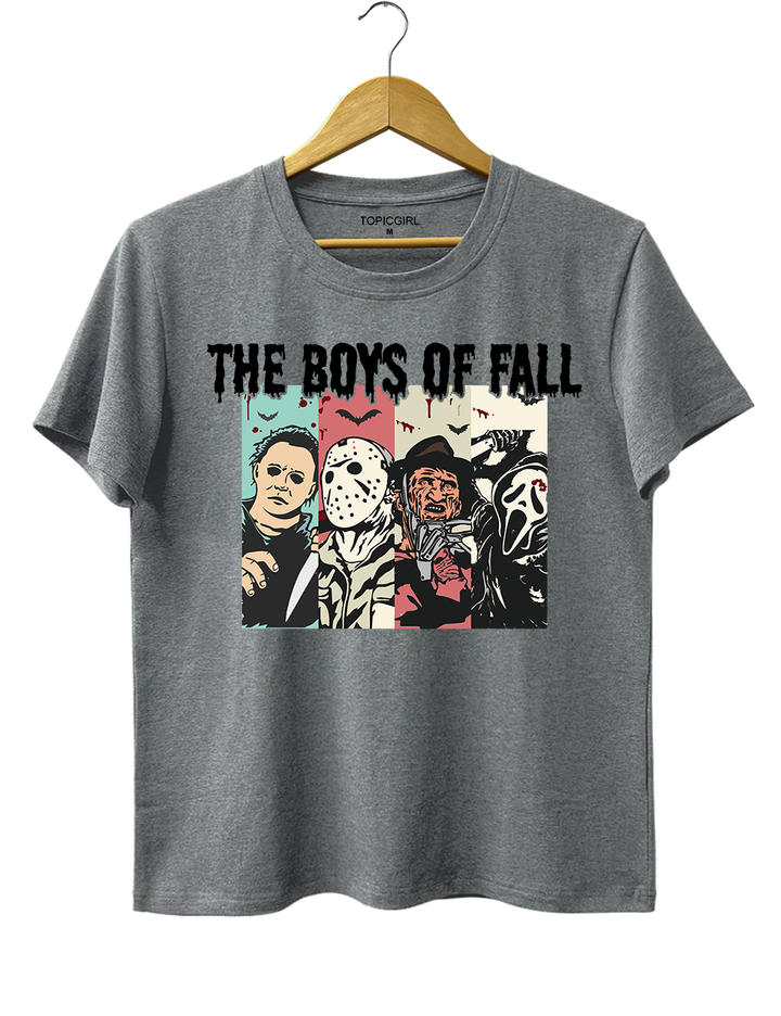 The Boys Of Fall Halloween Crop Top