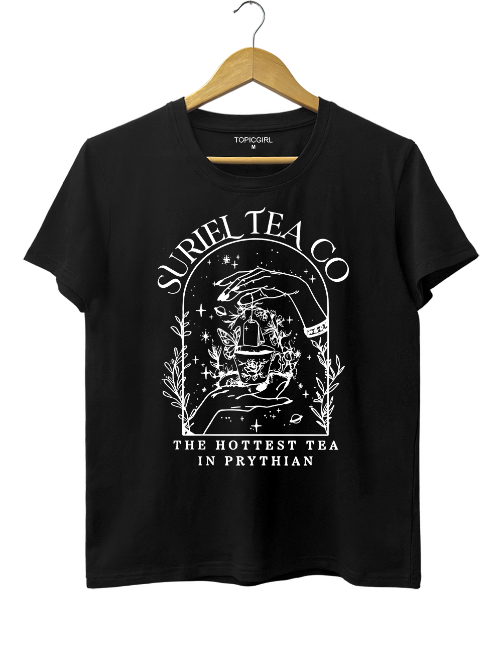 ACOTAR Suriel Tea Co The Hottest Tea In Prythian Crop Top