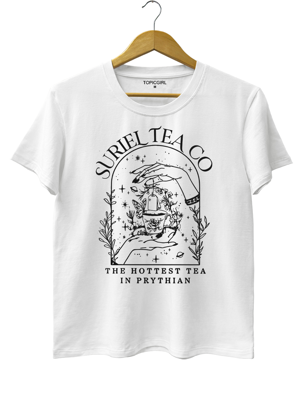 ACOTAR Suriel Tea Co The Hottest Tea In Prythian Crop Top