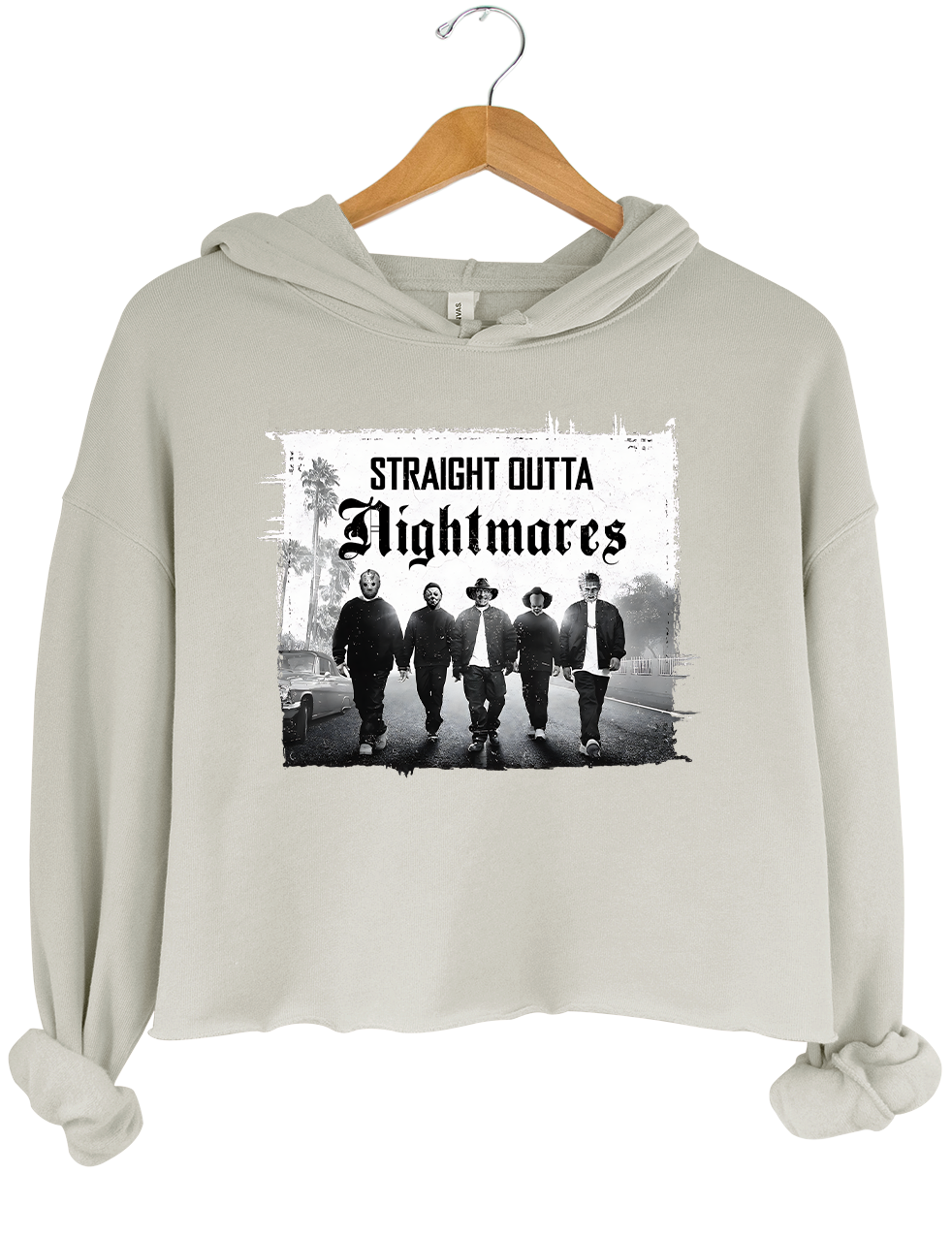 Straight Outta Nightmares Crop Top