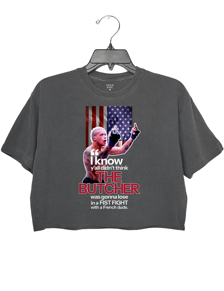 Bryan Battle I Know Y'all Didn't Think The Butcher Crop Top