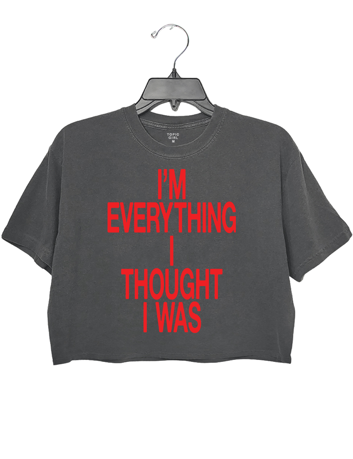 Justin Timberlake I'm Everything I Thought I Was Crop Top