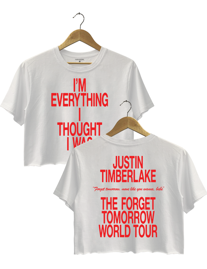 Justin Timberlake I'm Everything I Thought I Was Crop Top
