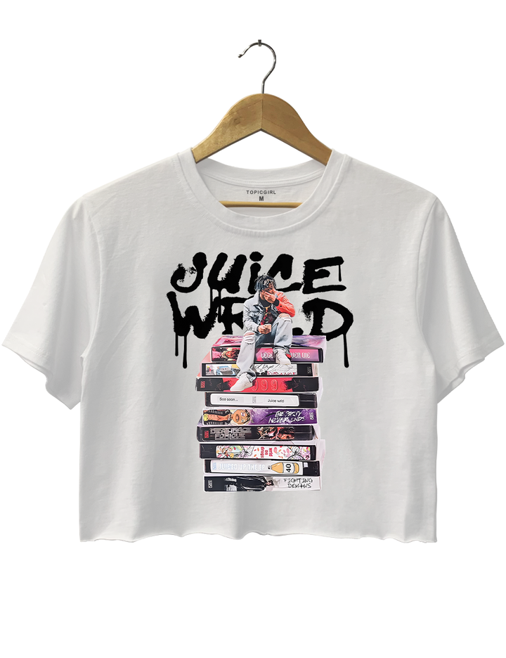 Juice Wrld Rap Music Album Crop Top
