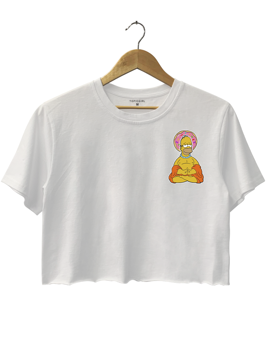 Homer Simpson Doughnut And Pizza Buddha