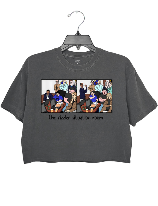The Rizzler Situation Room Crop Top – Topicgirl