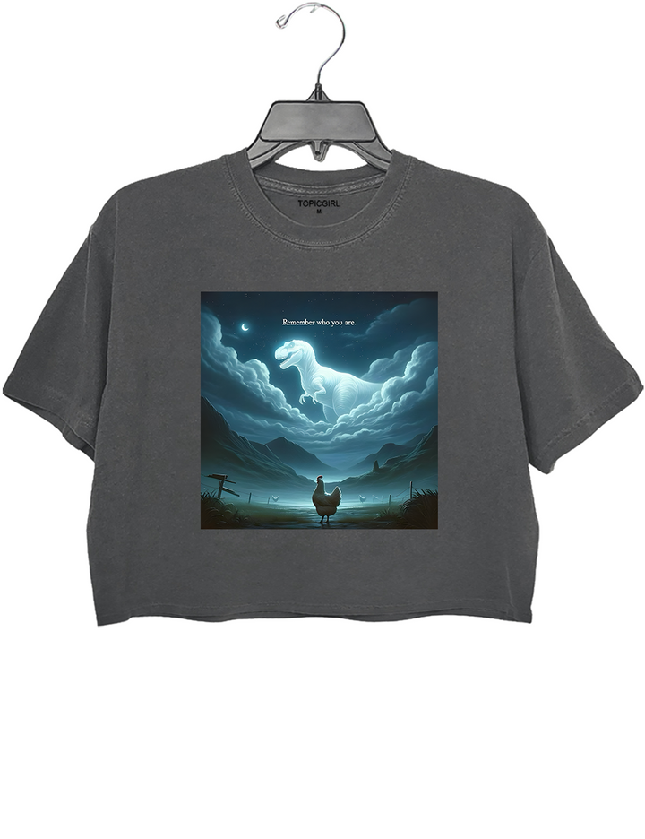 Remember Who You Are Crop Top