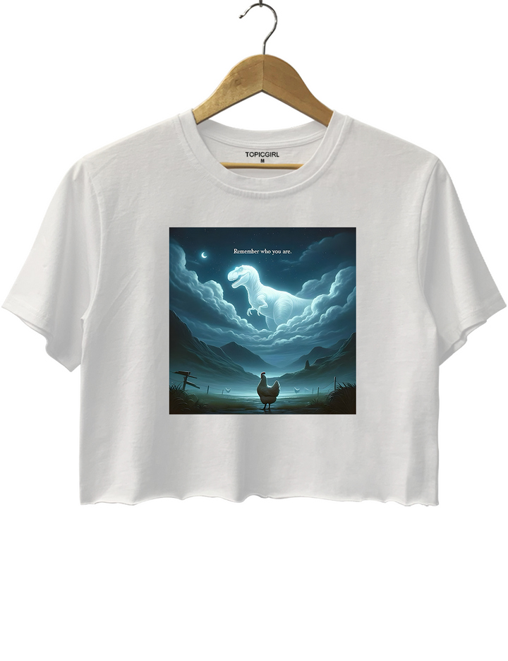Remember Who You Are Crop Top