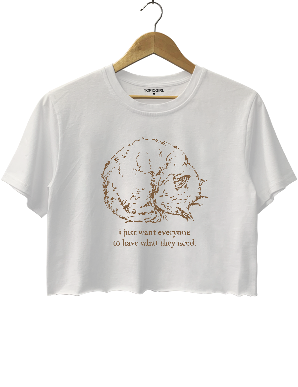 I Just Want Everyone To Have What They Need Crop Top