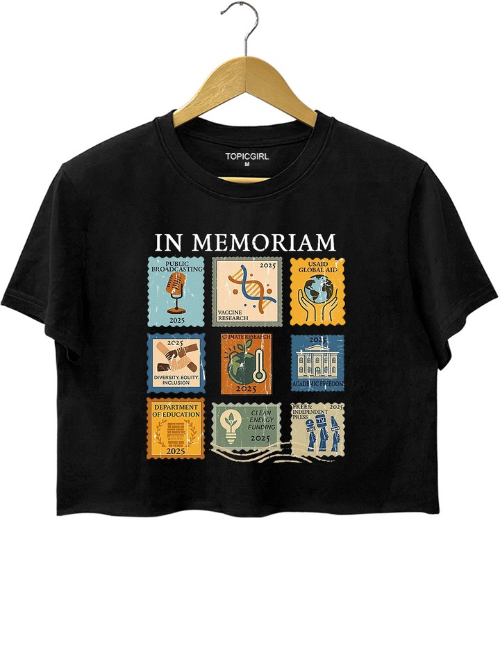 In Memoriam Crop Top
