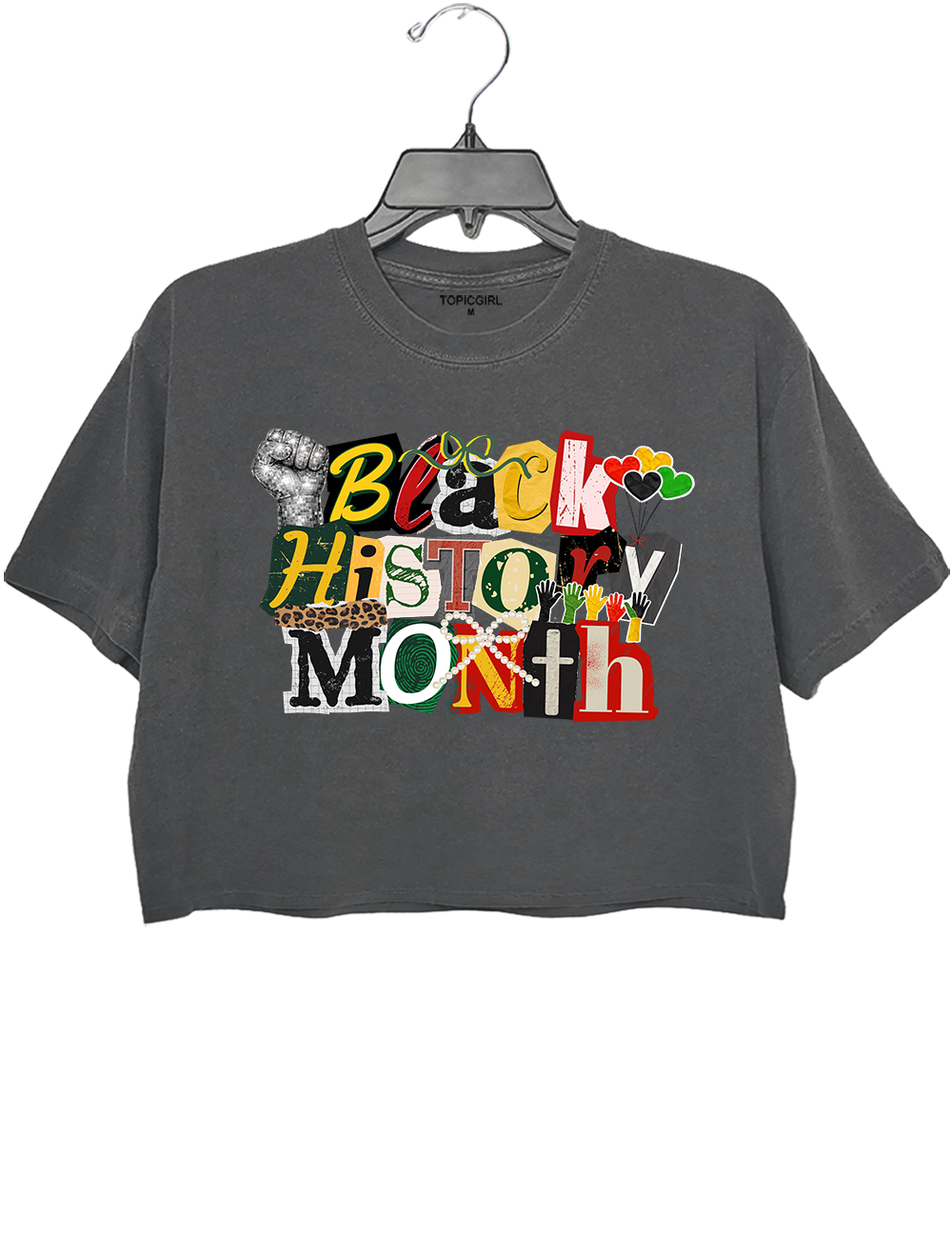 Black History Month Crop Top