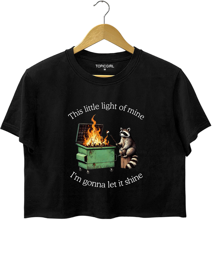 This Little Light Of Mine Crop Top
