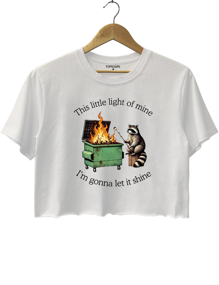This Little Light Of Mine Crop Top