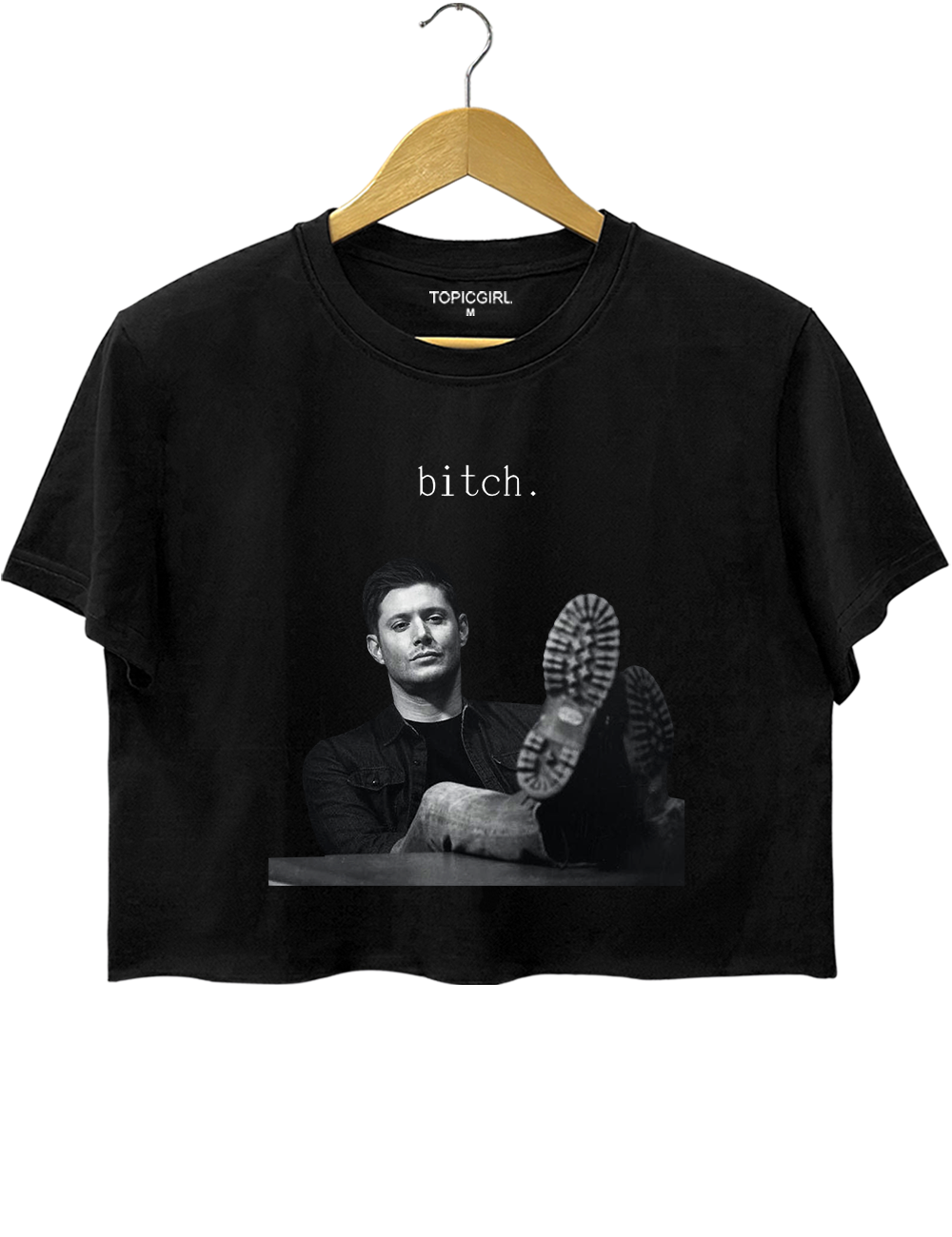Vintage Supernatural Dean Winchester Crop Top