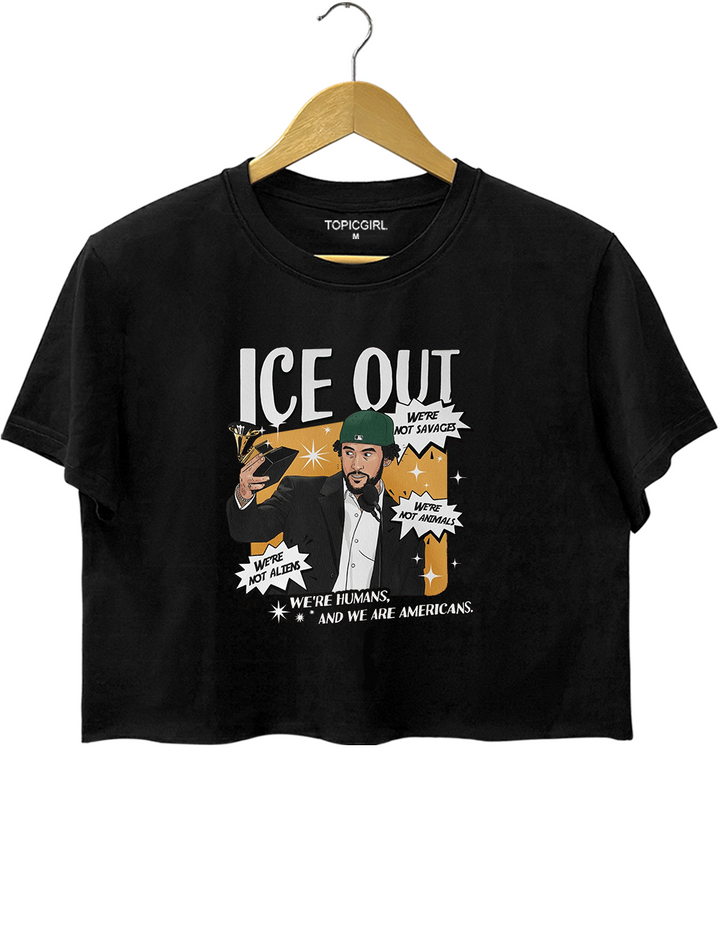 We're Humans, And We're Americans Crop Top