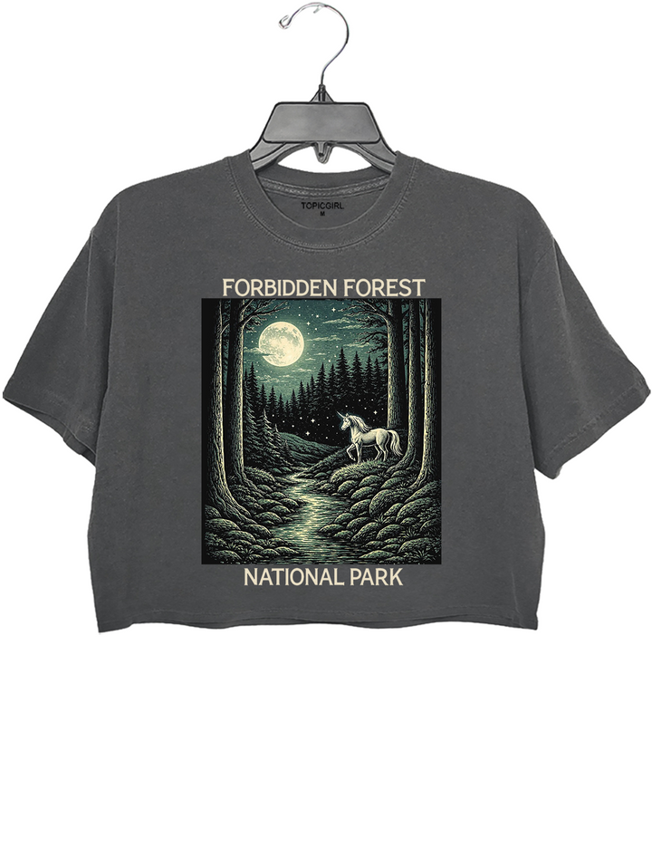 Forbidden Forest National Park Crop Top