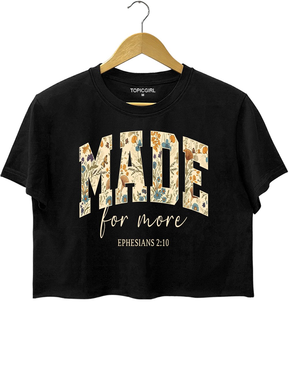 Made For More Bible Verse Crop Top