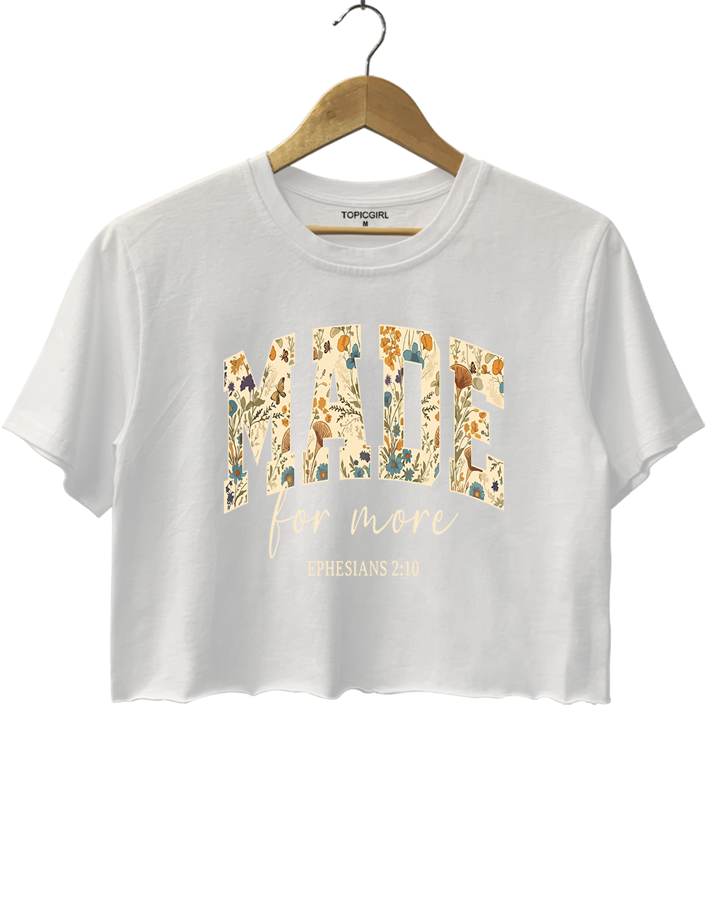 Made For More Bible Verse Crop Top