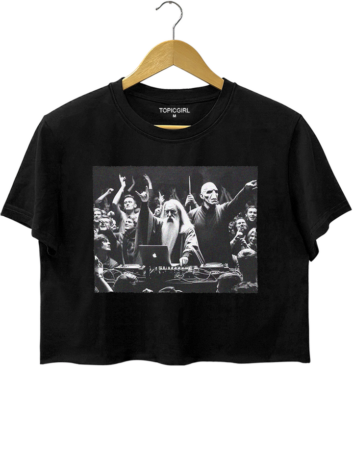 HP DJ Dumb &amp; Dark Wiz Crop Top