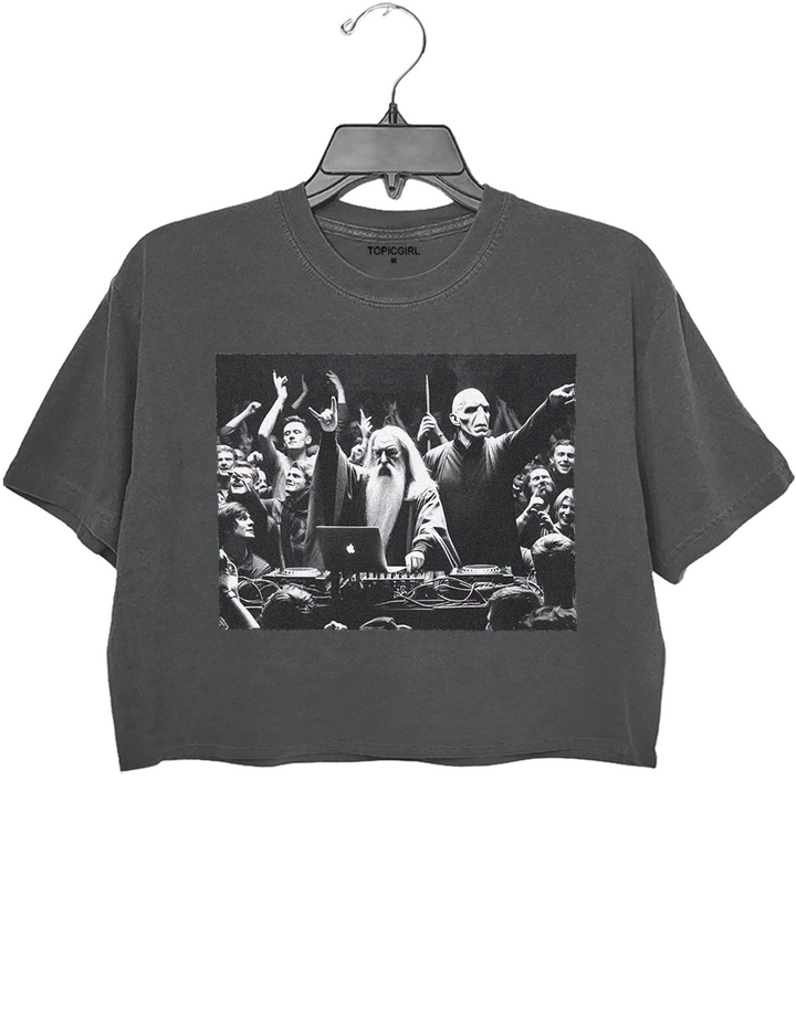 HP DJ Dumb &amp; Dark Wiz Crop Top