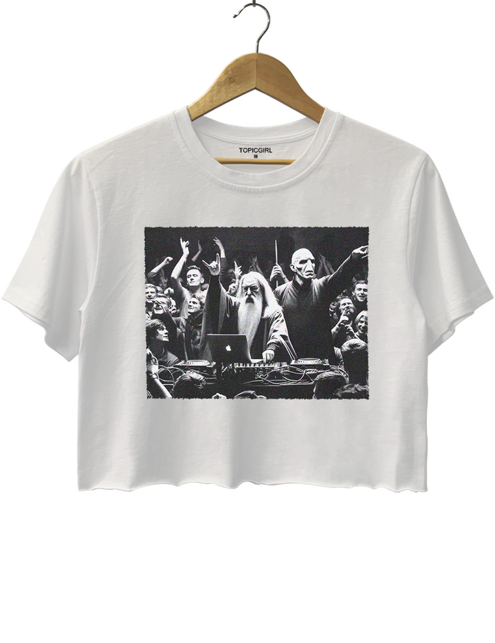 HP DJ Dumb &amp; Dark Wiz Crop Top
