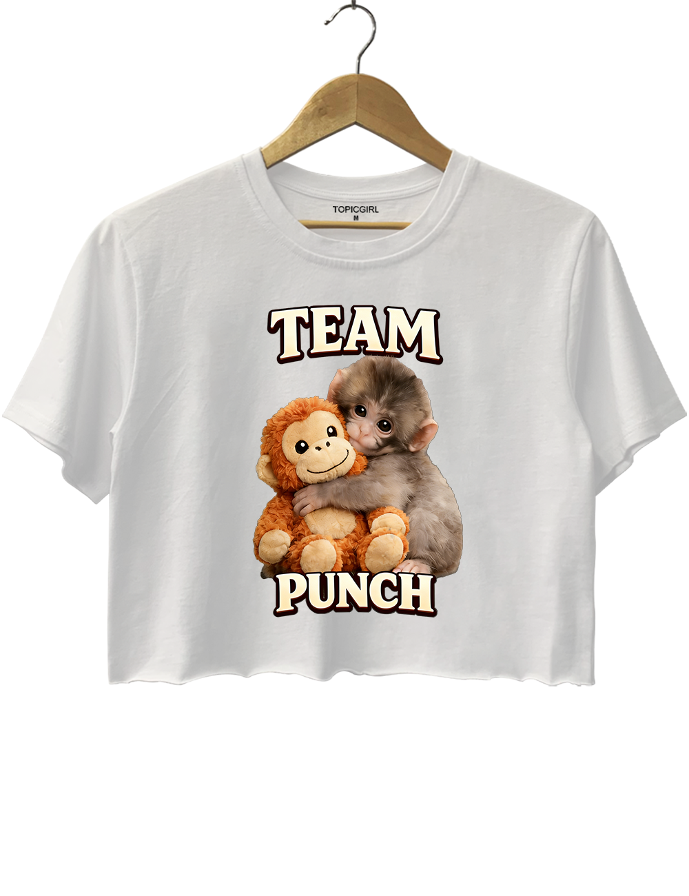 Punch The Monkey Crop Top
