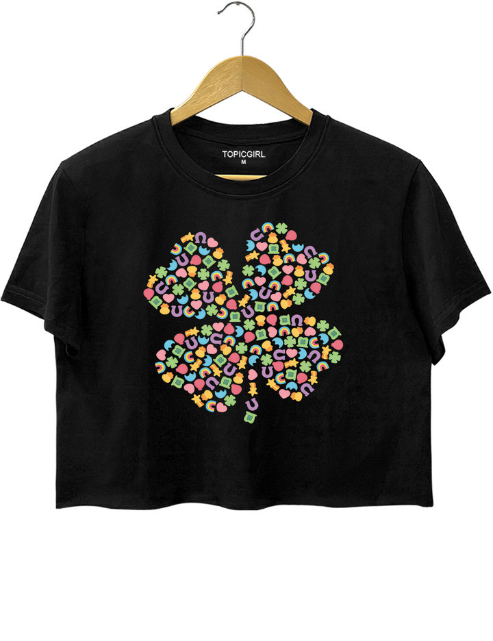 Lucky Charms Shamrock Crop Top
