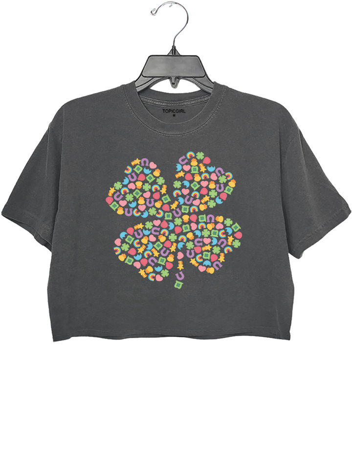 Lucky Charms Shamrock Crop Top