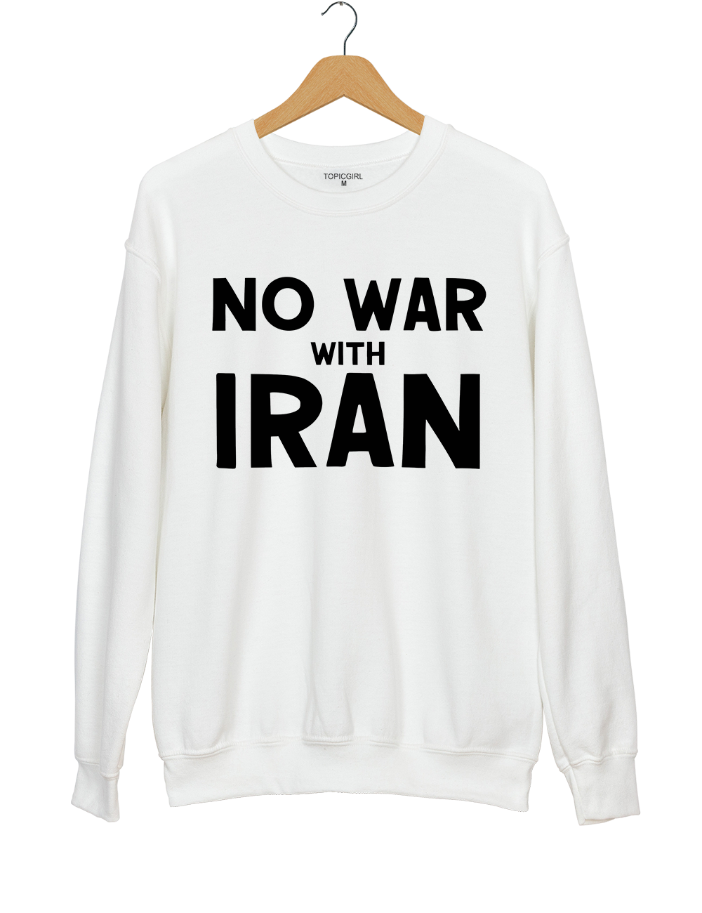 No War With Iran Sweatshirt