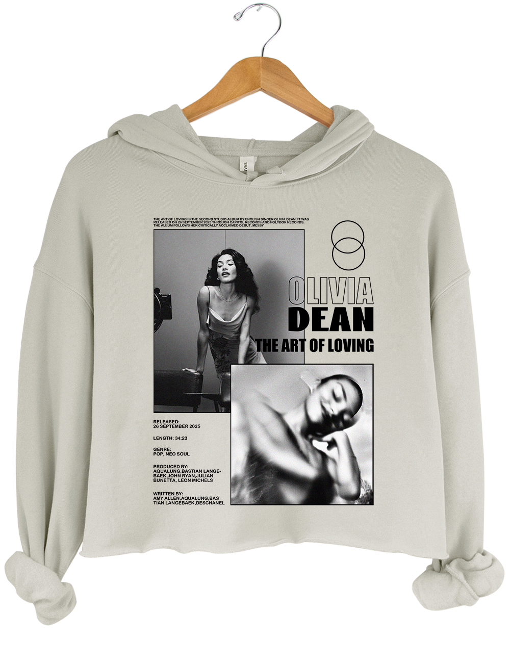 Olivia Dean Crop Hoodie