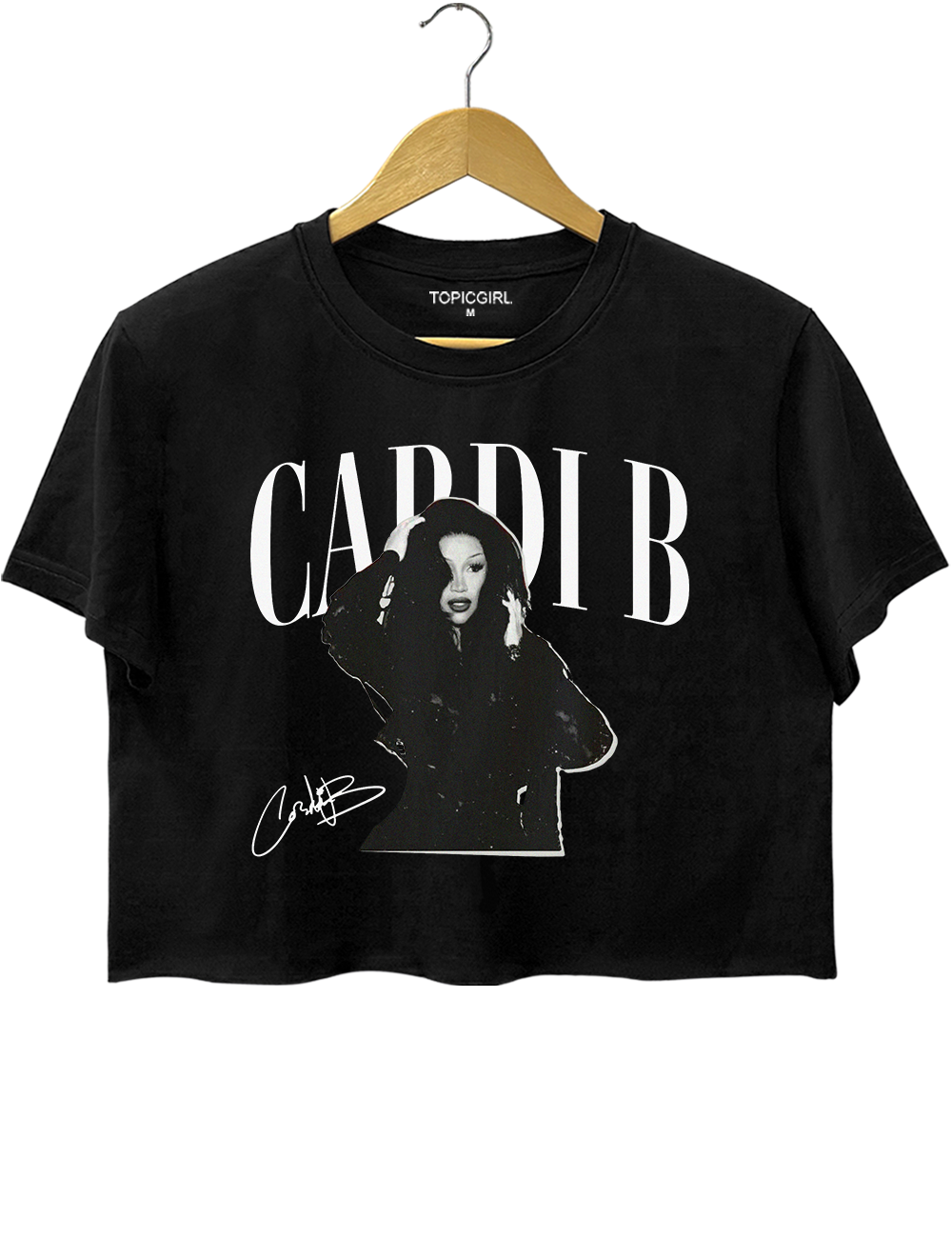 Cardi B Drama Tour Retro 90s Hip Hop Crop Top
