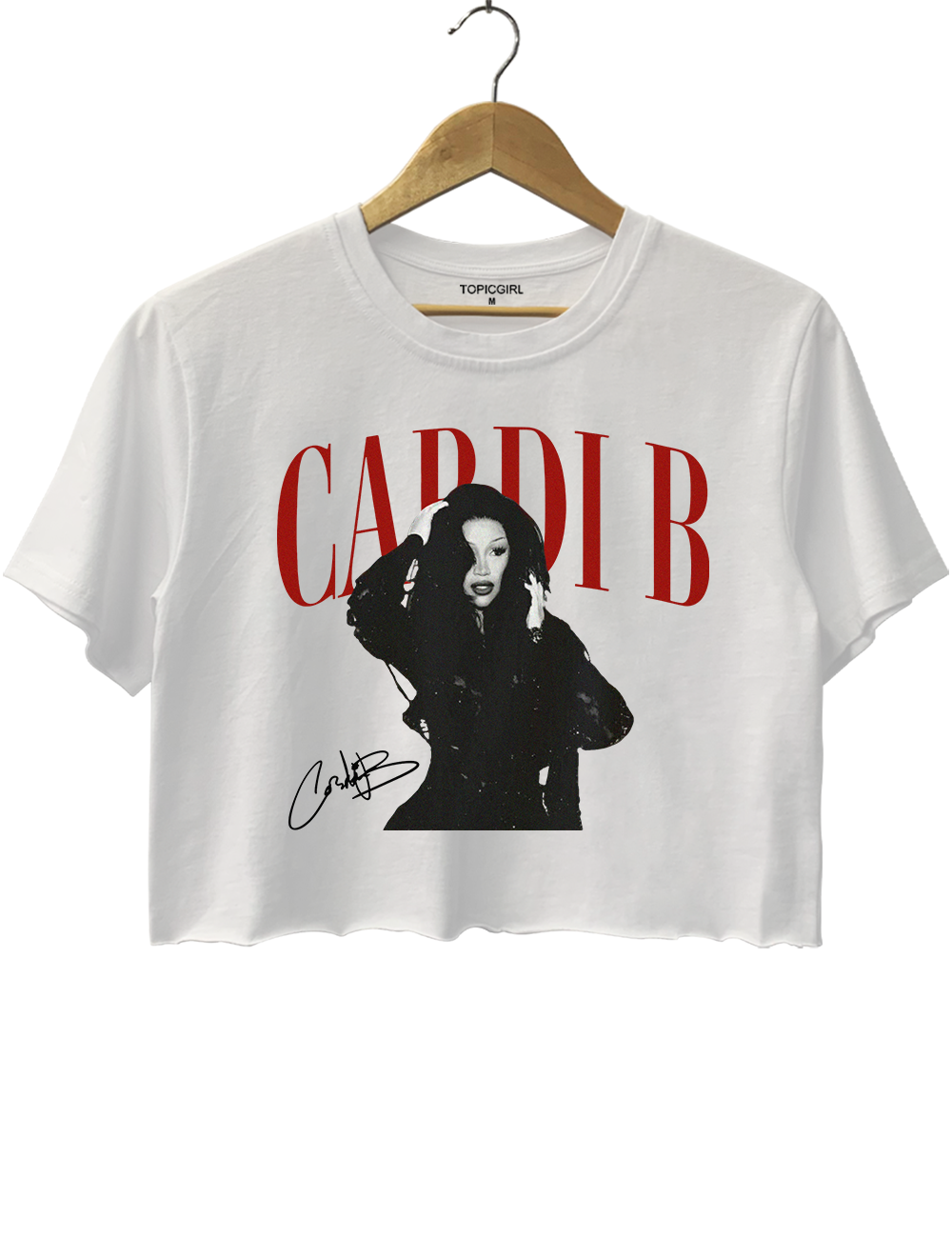 Cardi B Drama Tour Retro 90s Hip Hop Crop Top