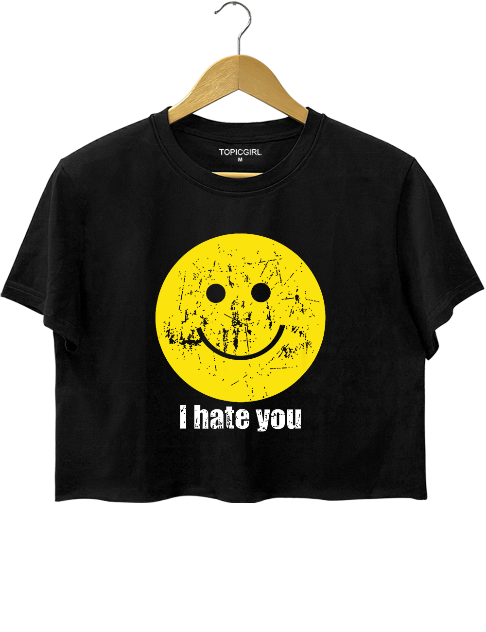 I Hate You Crop Top