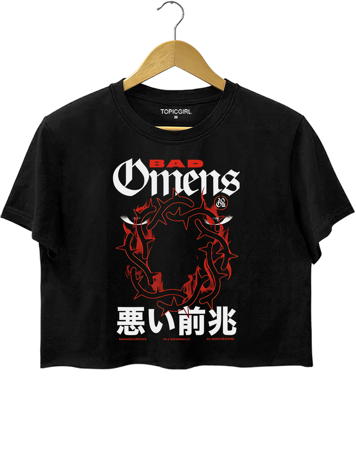 Bad Omens Modern Metalcore Band Crop Top