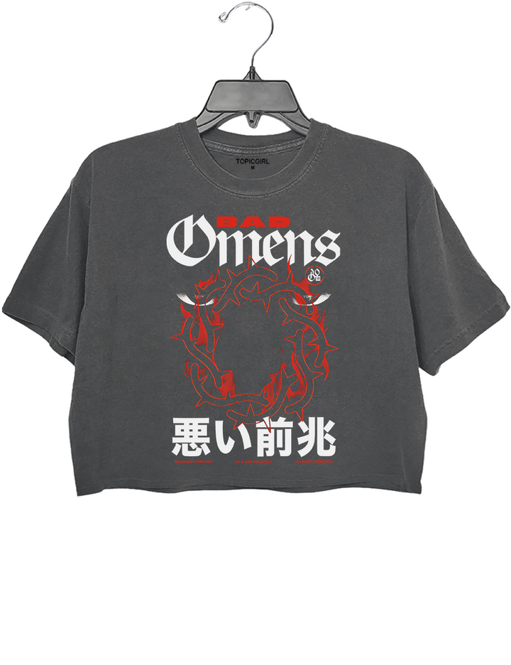 Bad Omens Modern Metalcore Band Crop Top