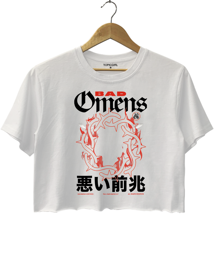 Bad Omens Modern Metalcore Band Crop Top