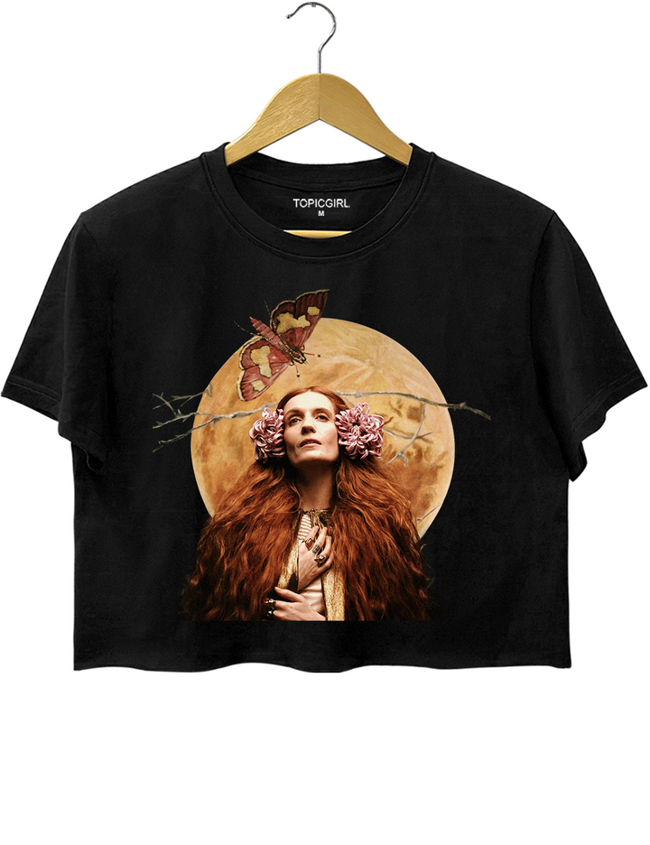 Florence And The Machine Vintage Art Crop Top