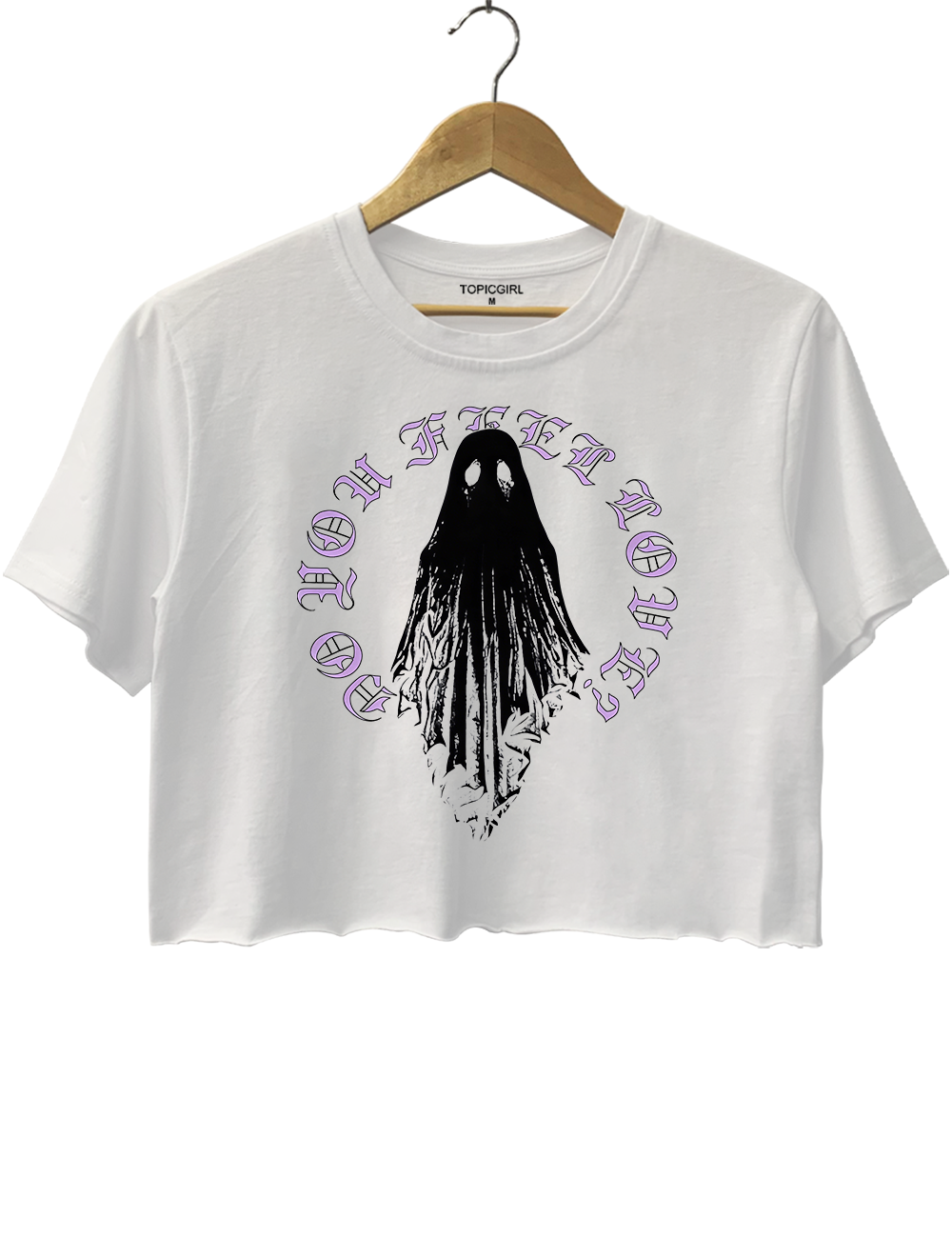 Bad Omens Do You Feel Love Ghost Art Crop Top