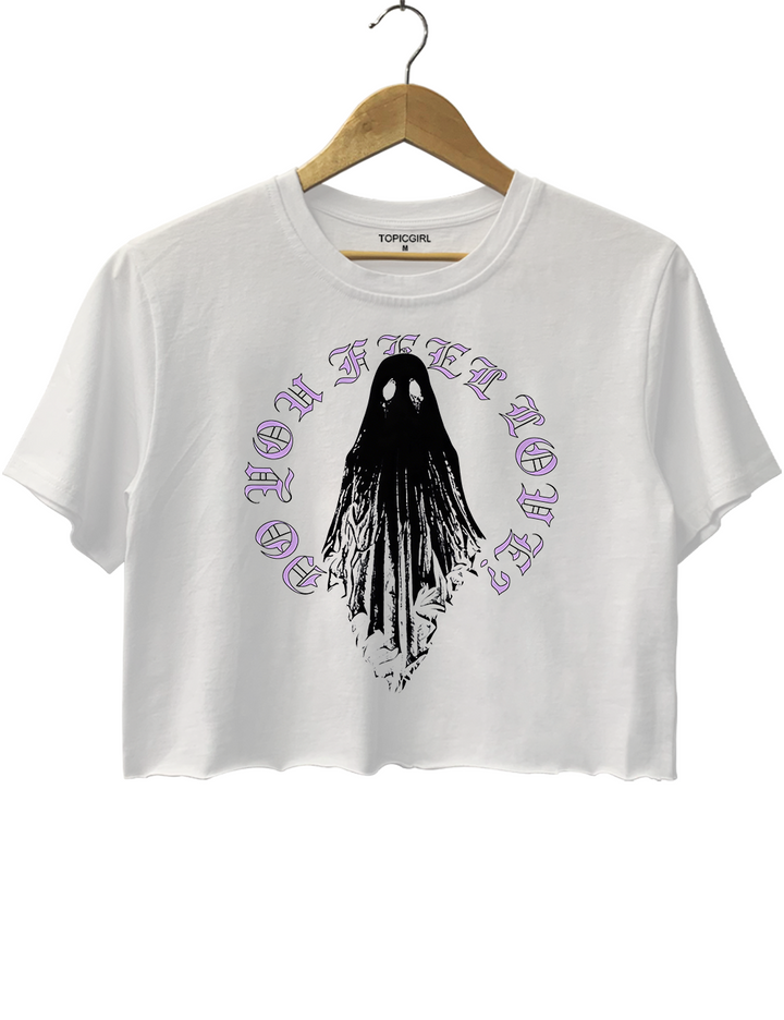 Bad Omens Do You Feel Love Ghost Art Crop Top