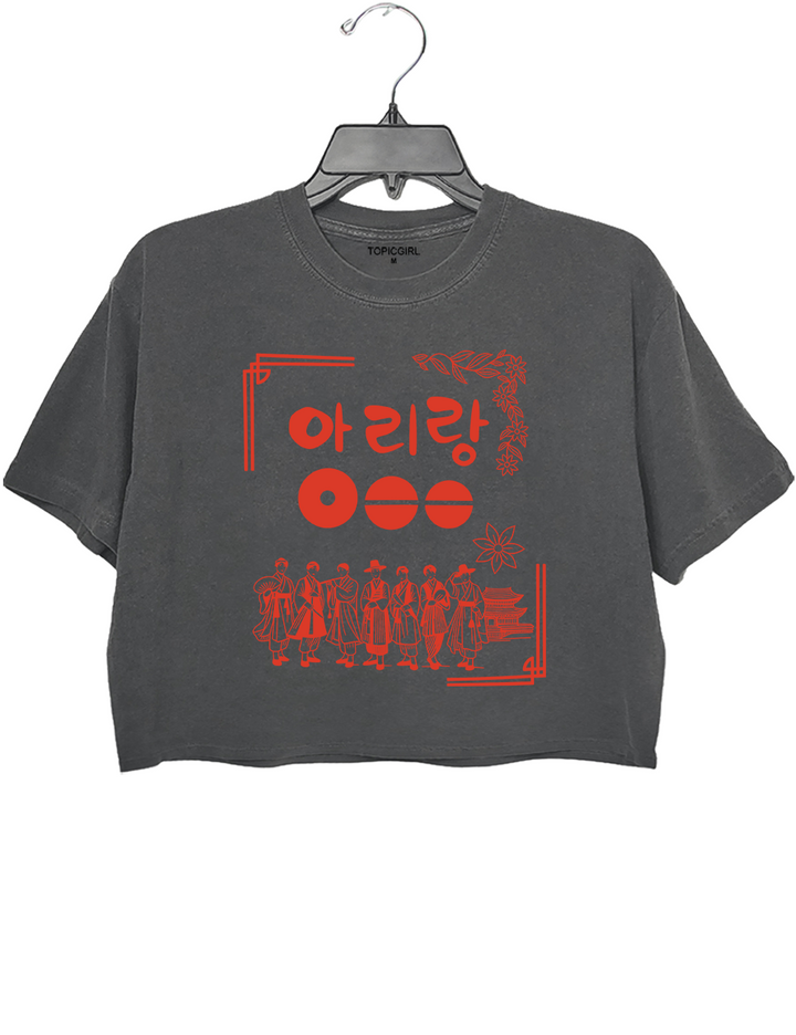 BTS Arirang Graphic Art Crop Top