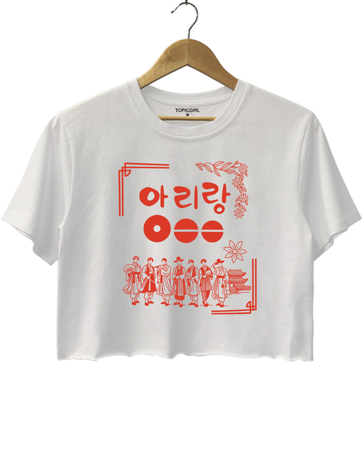 BTS Arirang Graphic Art Crop Top