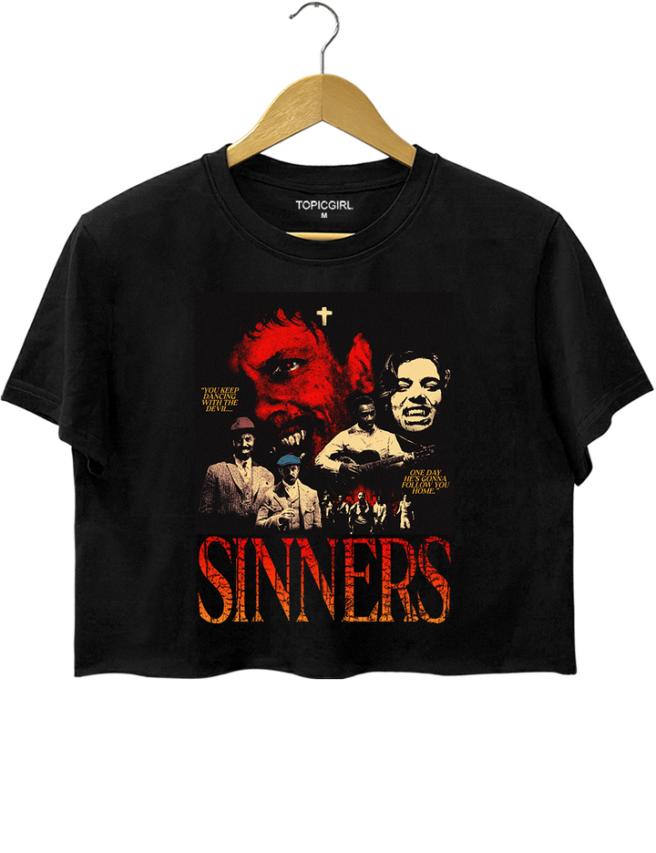Sinners Movie Crop Top