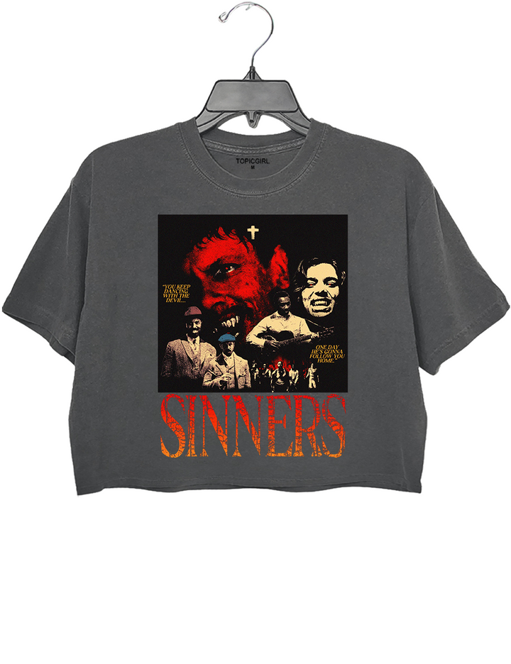 Sinners Movie Crop Top