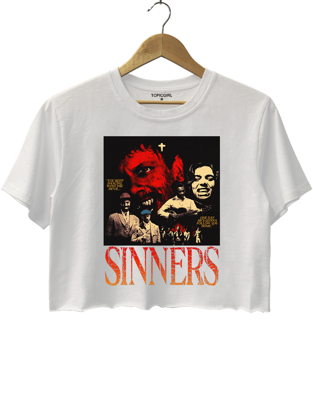 Sinners Movie Crop Top