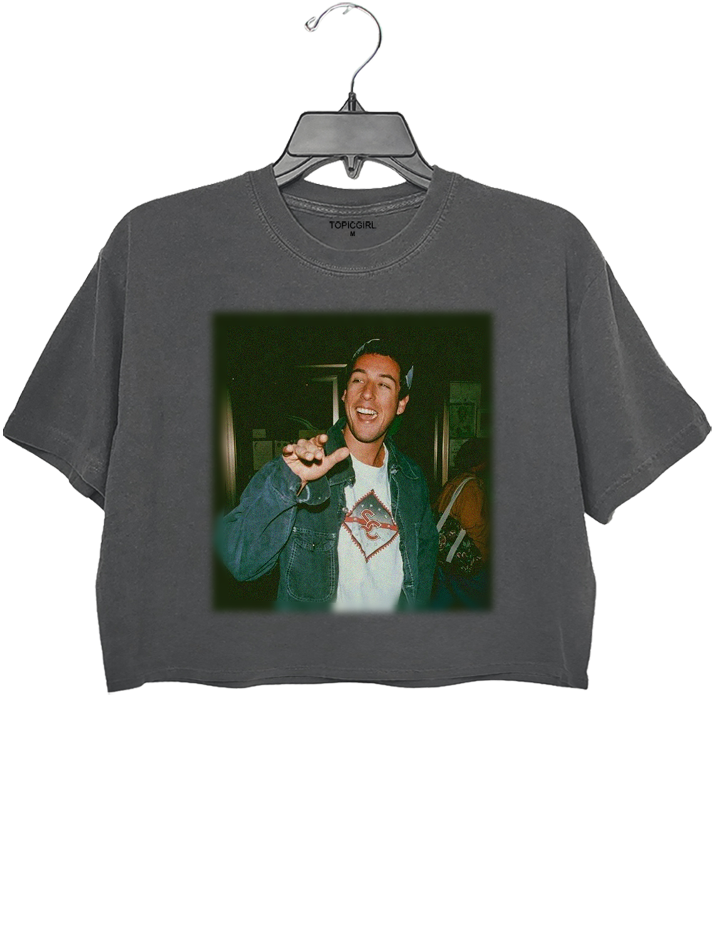 Adam Sandler Graphic Crop Top