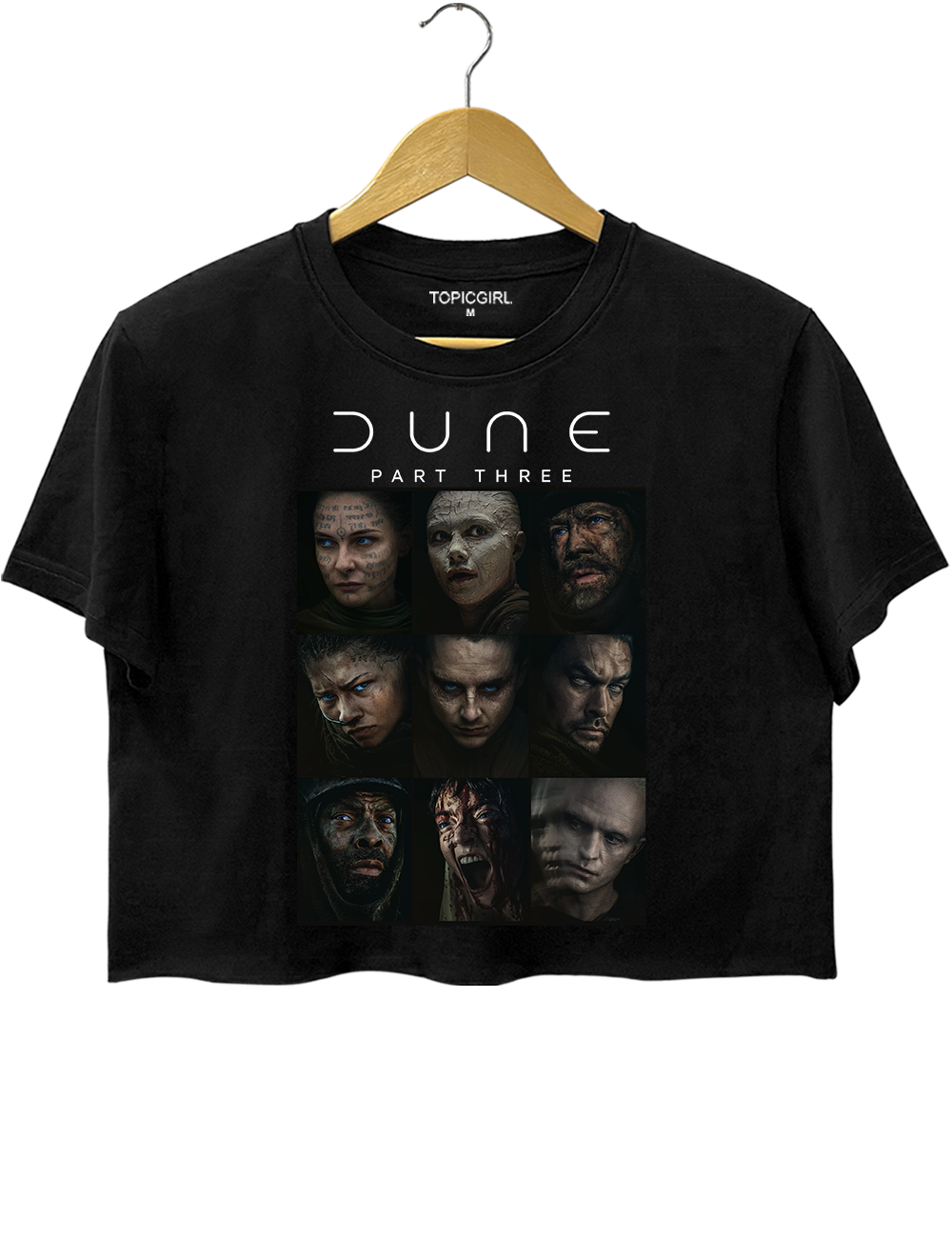 Dune Part Three Movie Graphic Crop Top