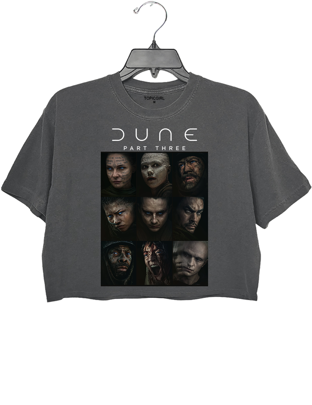 Dune Part Three Movie Graphic Crop Top